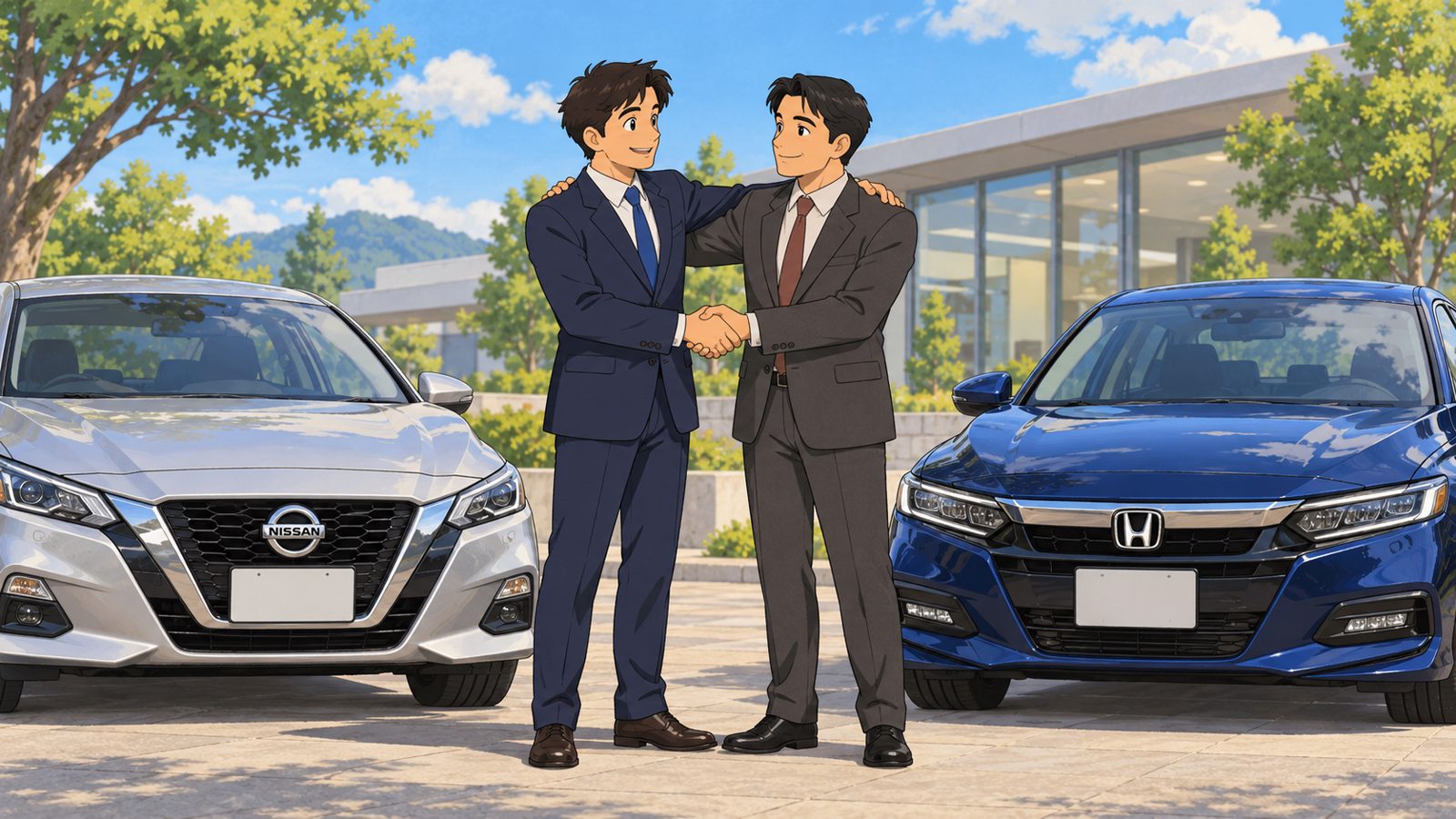Nissan и Honda вместе