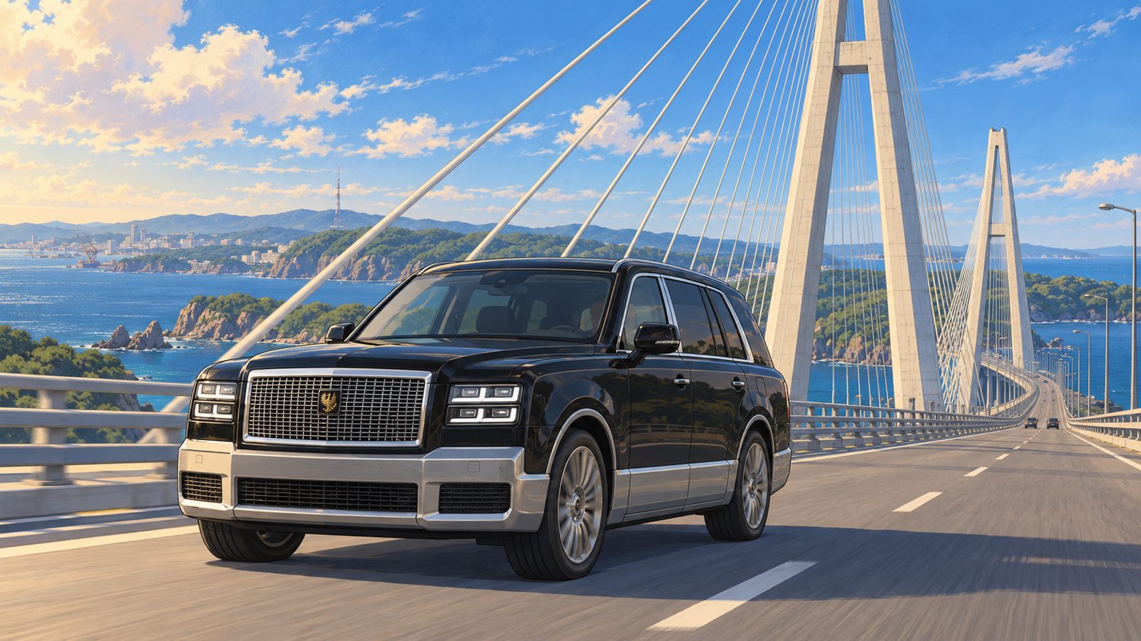 Toyota Century на Русском мосту